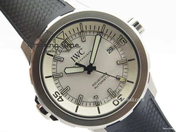 MIROTIME 1226 TechFriendly Aquatimer Automatic SS IW329003 V6F 1:1 Best Edition On Black Rubber Strap MIYOTA 7271